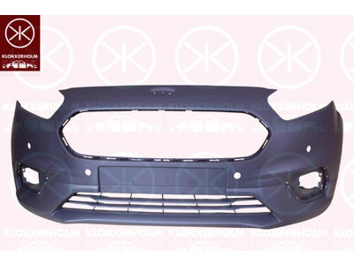Bumper, w/primer, Front, with hole(s) for park distance control