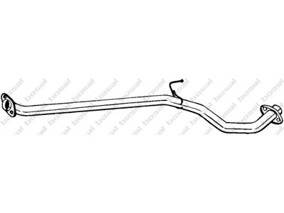 Exhaust Pipe, See accessories list for additionally required parts:  