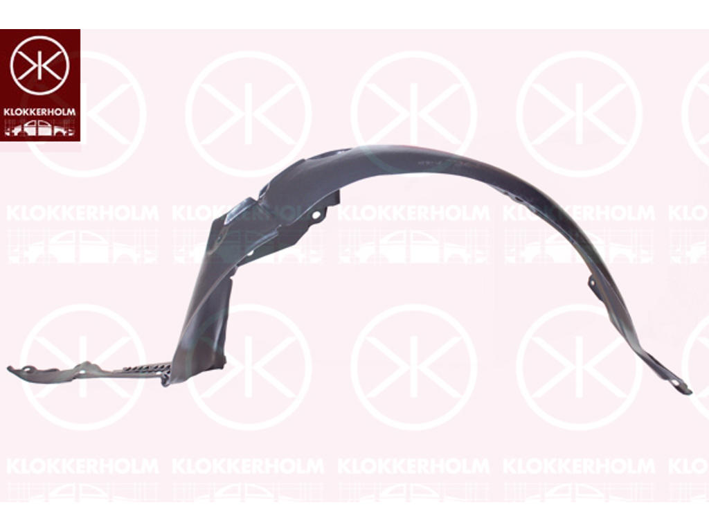 Liner, wheelhouse, Plastic, Right Front