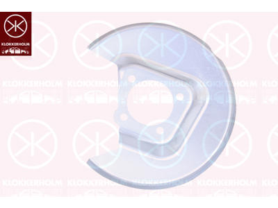 Bromssköld, Bakaxel höger, för bromsskivediameter [mm]: 249, för bromsskivediameter [mm]: 268, Diameter 1/diameter 2 [mm]: 290/79, förzinkad