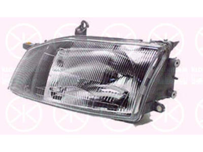 Headlight, H4, for vehicles without headlight levelling, Left, Illuminance [lx]: 17.5