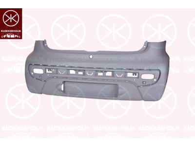 Bumper, w/primer, Rear