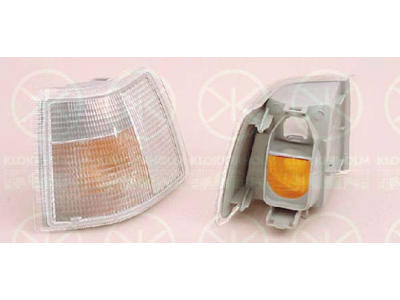 Direction Indicator, without bulb holder, white, Left