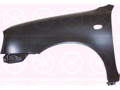 Skärm, vänster fram, med hål för blinkljus