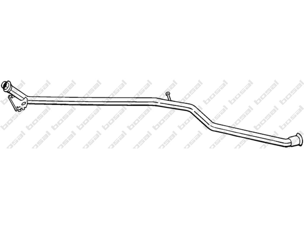 Exhaust Pipe, See accessories list for additionally required parts:  