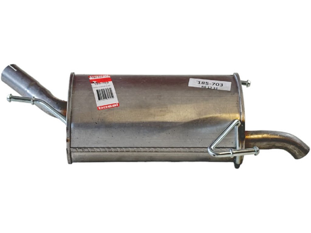 Rear Muffler, See accessories list for additionally required parts:  