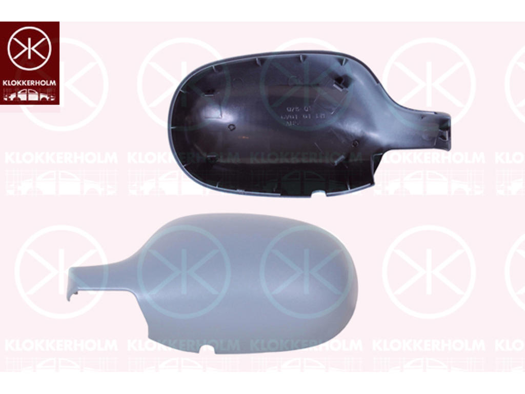 Housing, exterior mirror, Left, w/primer