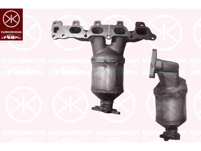 Catalytic Converter, Front, Euro 4 (D4)