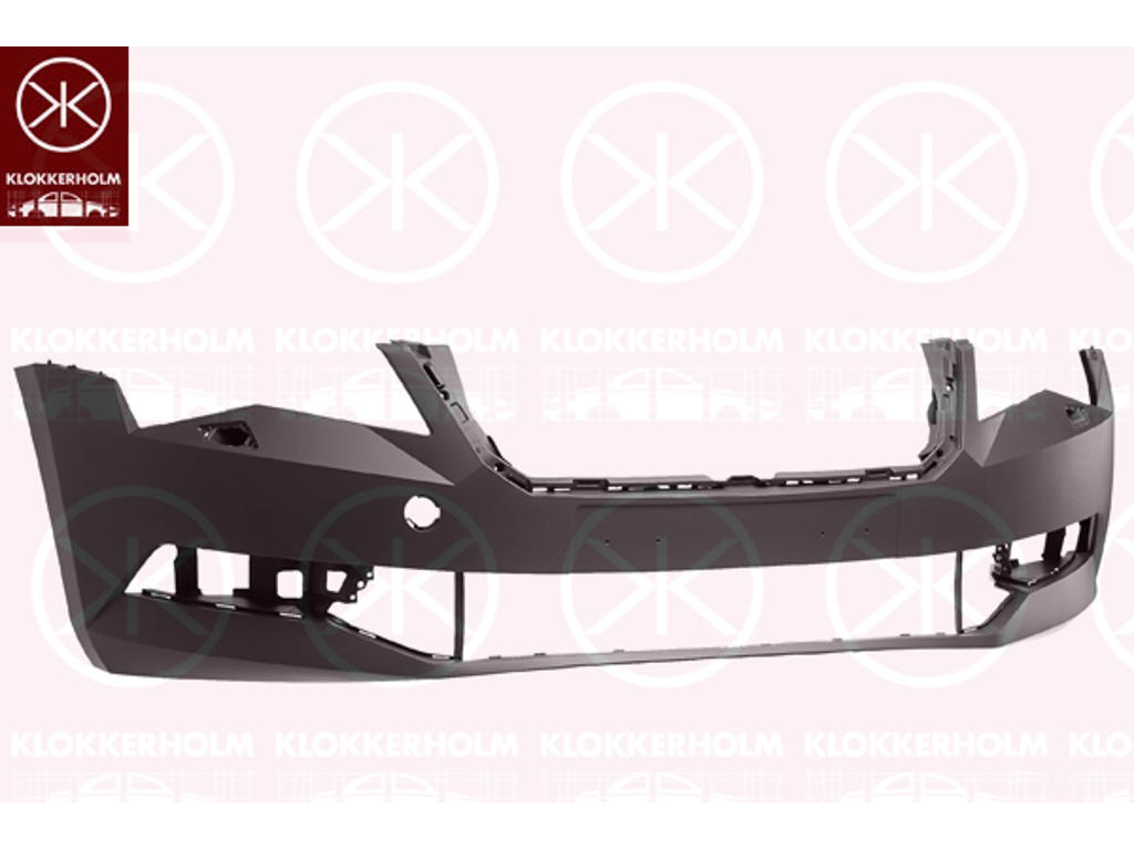 Bumper, Front, Smooth, with hole(s) for washer nozzle