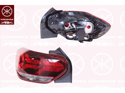 Achterlicht, Links, Zonder lamphouder