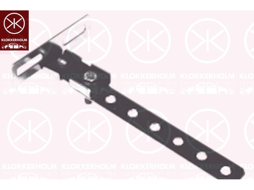 Holder, exhaust pipe, Length [mm]: 360