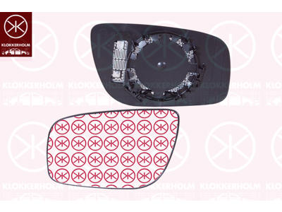 tükör üveg, külso visszapillantó, futheto, bal, A dugós csatlakozások száma: 2, aszférikus