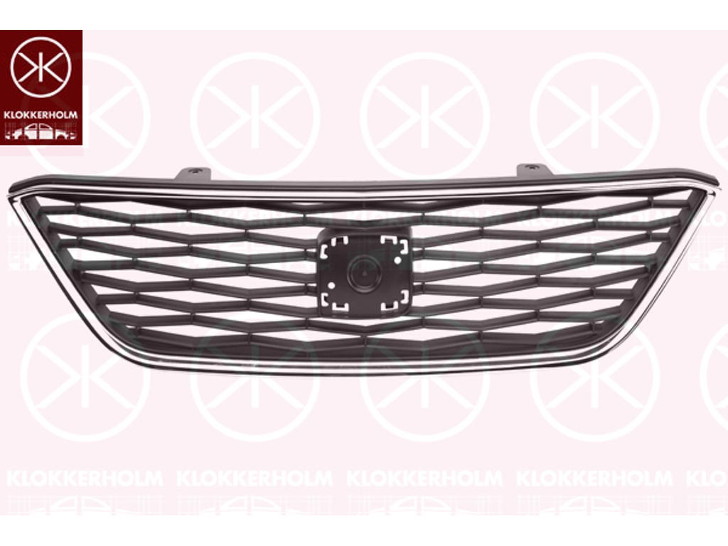 Kølergitter, krom/sort, midterste del, ikke til køretøjsudstyrsserie/-variant: ST