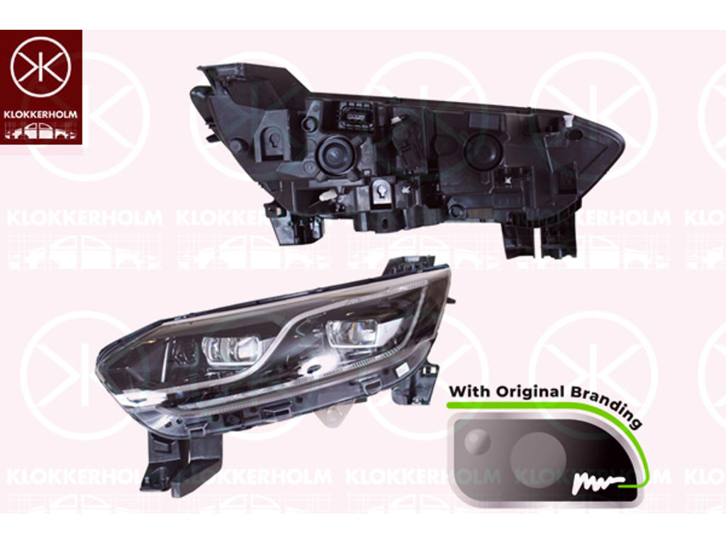 Headlight, Right, LED, with lettering, with motor for headlamp levelling, Valeo