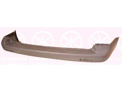 Bumper, Rear, Colour: light grey, Grained