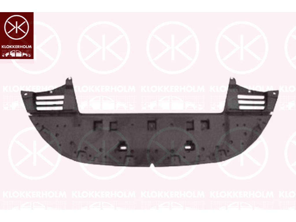 Motorkåpa, framdel, Nedre