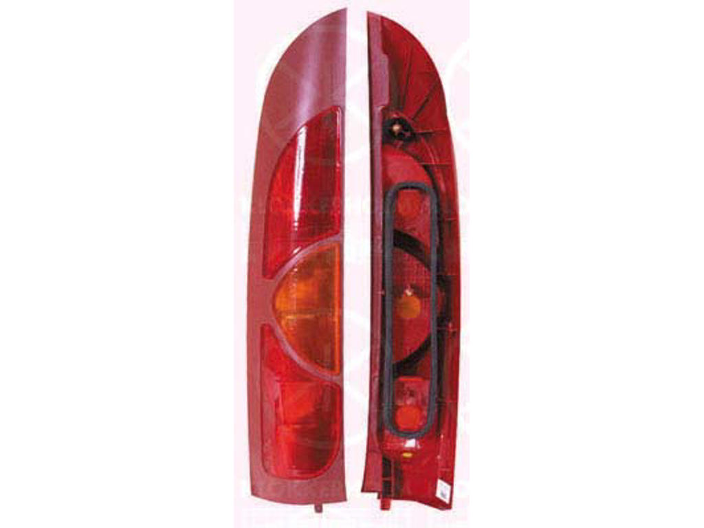 Tail Light Assembly, for vehicles with tailgate, without bulb holder, Left