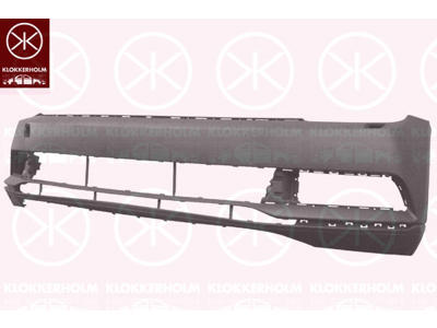 Bumper, w/primer, Front, with hole(s) for washer nozzle, Trim Level: TRENDLINE, Trim Level: COMFORTLINE