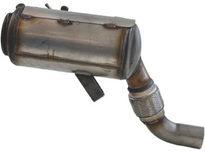 Soot/Particulate Filter, exhaust system, Material: Cordierite, with mounting parts, Euro 4