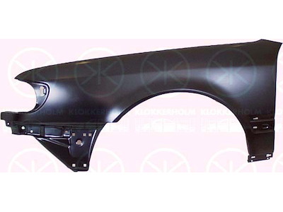 Wing, Left Front, with hole for direction indicator, Zinc-coated