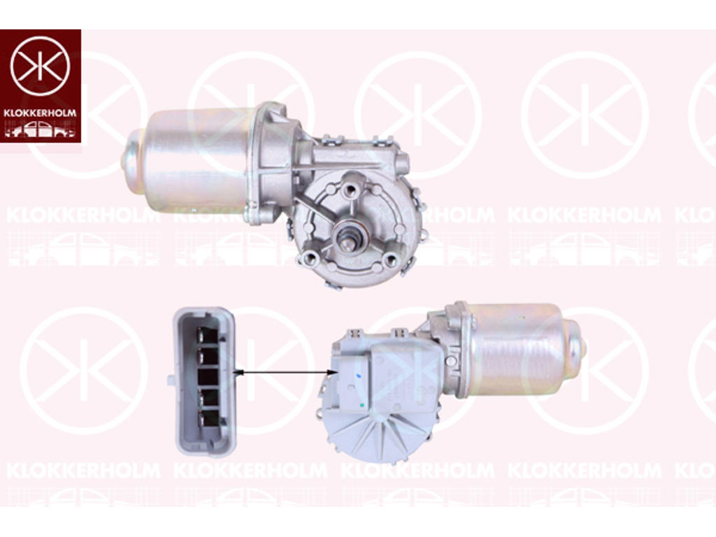 Wiper Motor, Front, MAKO, Voltage [V]: 12