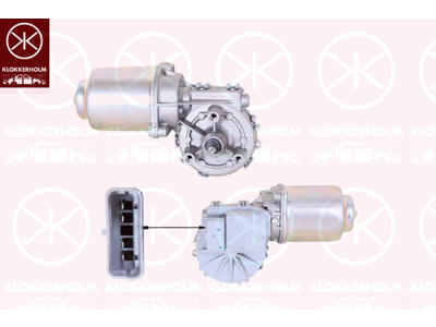Wiper Motor, Front, MAKO, Voltage [V]: 12