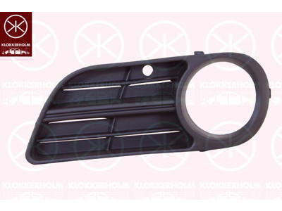 Ventilation Grille, bumper, Right Front, with hole(s) for fog lights