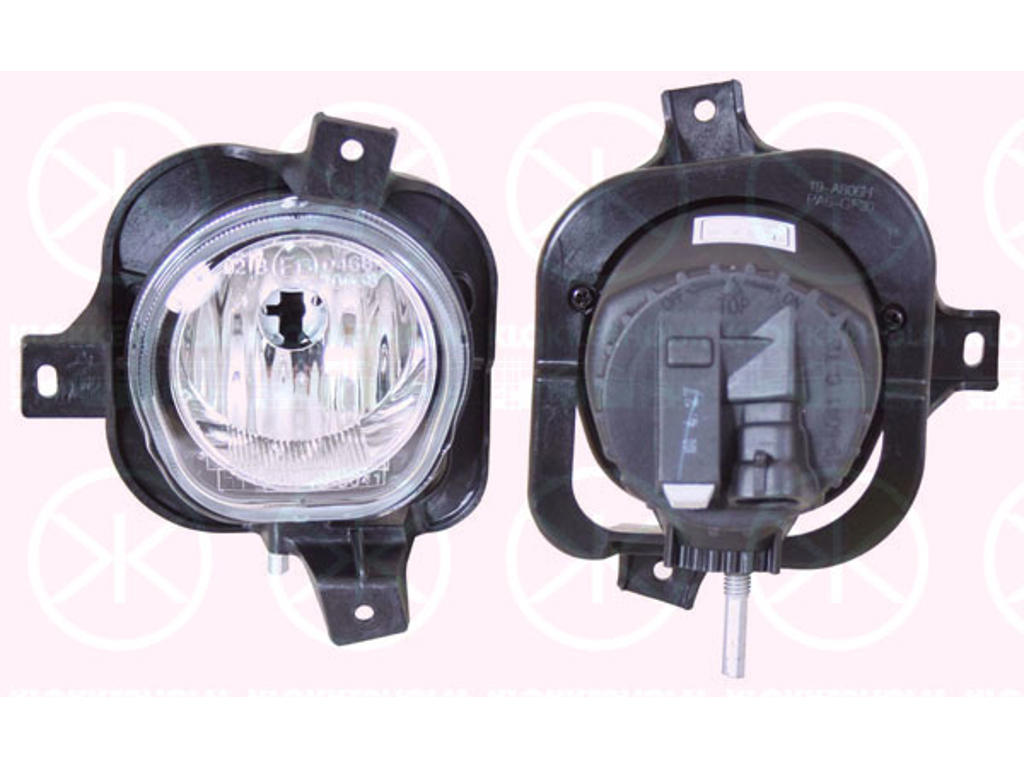 Front Fog Light, H1, with bulb holder, Right Front