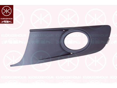 Ventilation Grille, bumper, Left Front, with hole(s) for fog lights