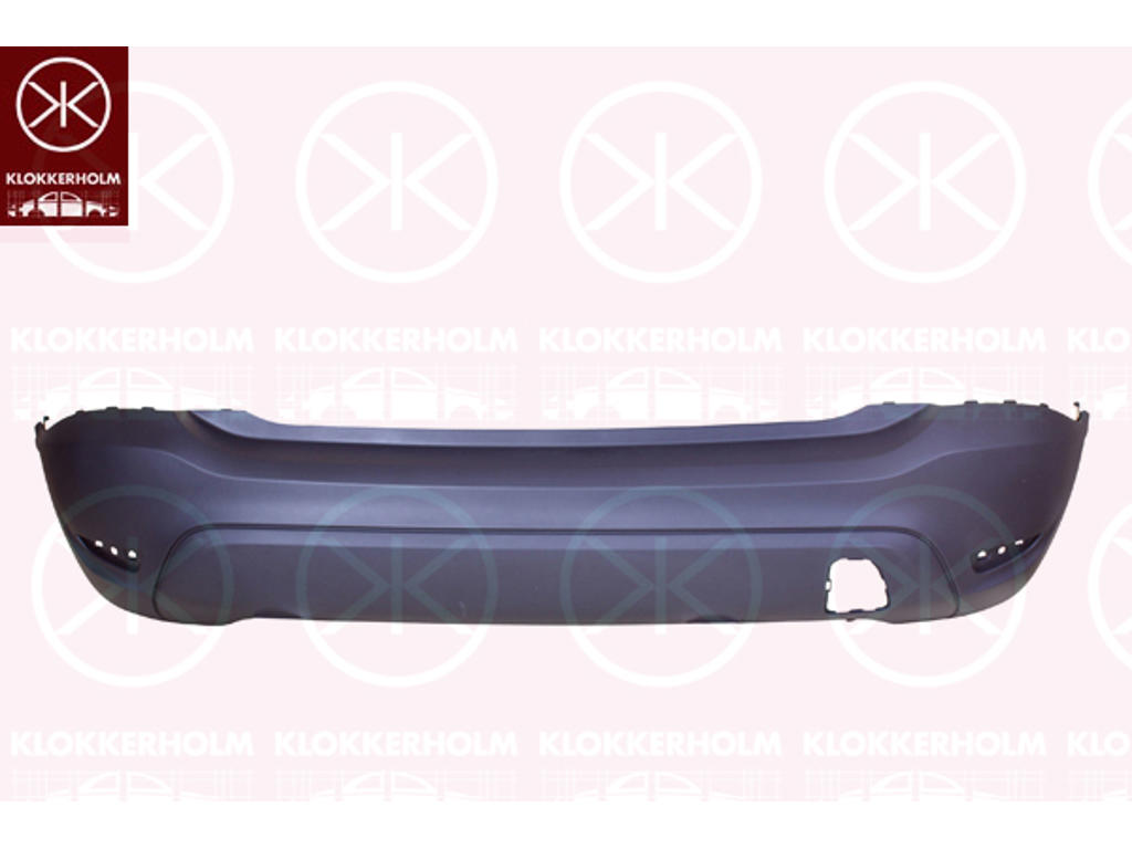 Bumper, w/primer, Rear
