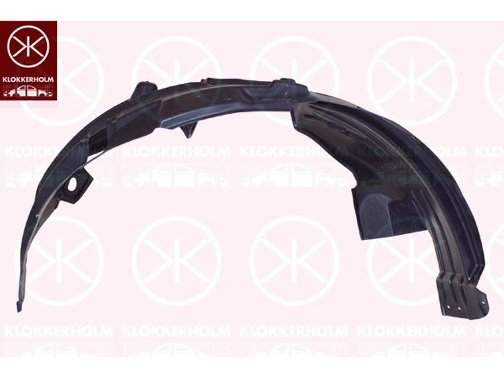 Liner, wheelhouse, Left Front, Plastic