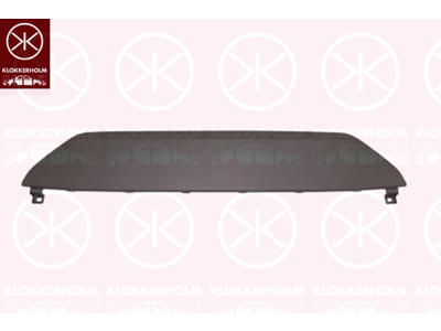 Bumper, Front, Grained, Upper section