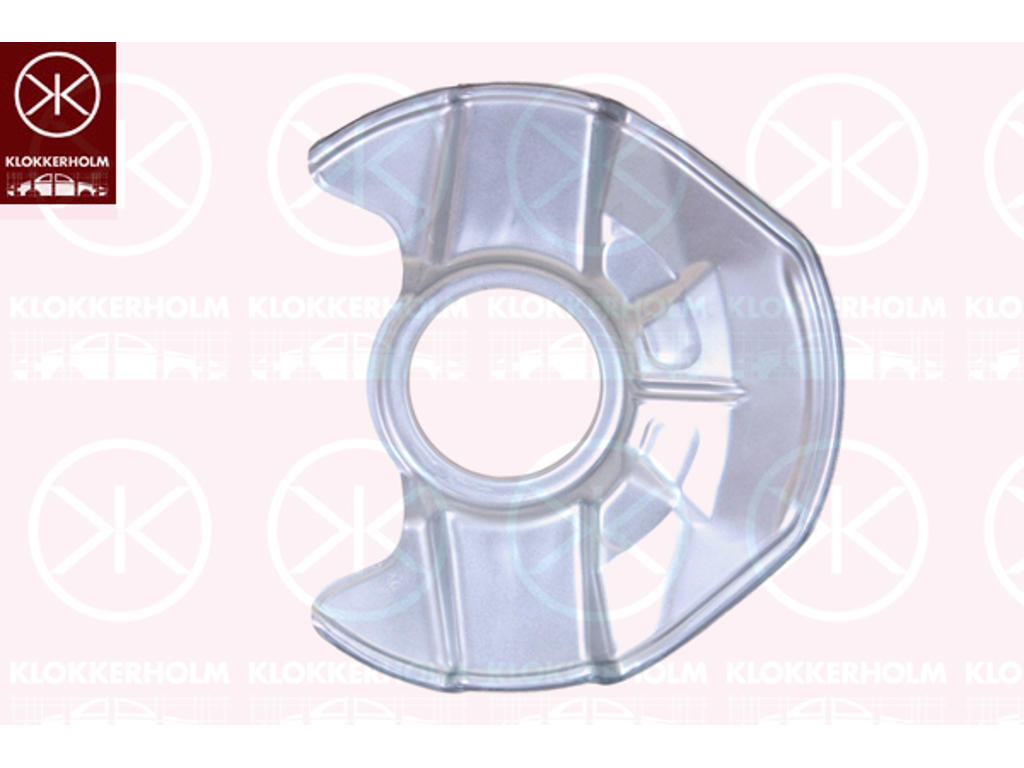 Splash Guard, brake disc, for brake disc diameter [mm]: 288, Front Axle Right, Front Axle Left, Zinc-coated