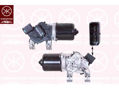 Wiper Motor, Front, VALEO, Voltage [V]: 12