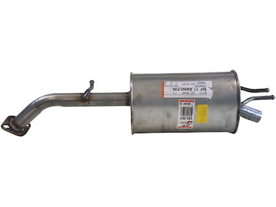 Rear Muffler, See accessories list for additionally required parts:  