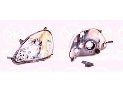 Headlight, H4, without motor for headlamp levelling, Valeo type, Left, Illuminance [lx]: 12.5, Indicator Colour: white