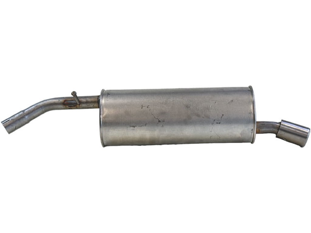 Rear Muffler, for vehicles with catalytic converter