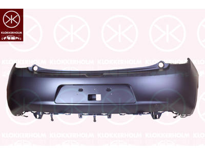 Bumper, w/primer, Rear