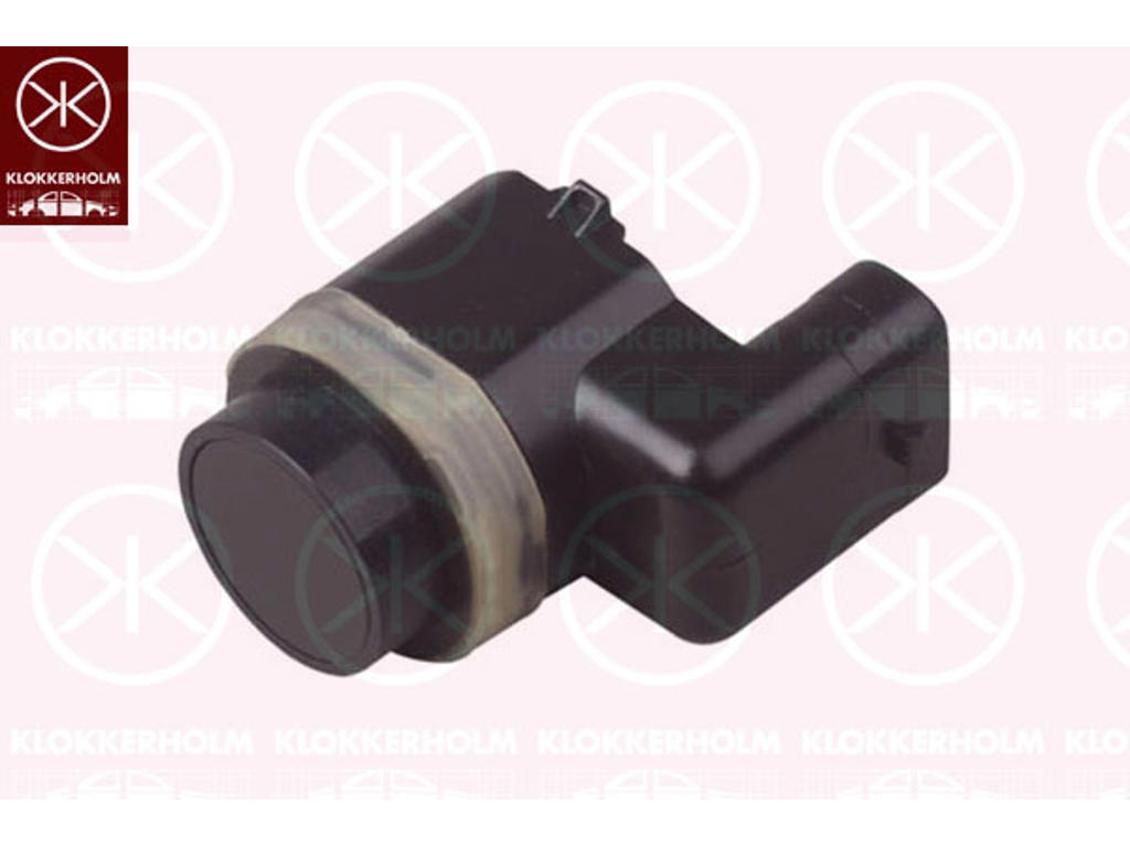Sensor, park distance control, Front and Rear, Connector Shape: angled, Number of pins: 3, Ultrasonic Sensor, Paintable