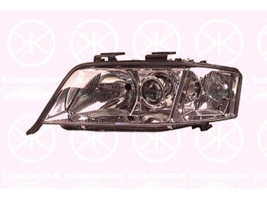 Headlight, Left, Illuminance [lx]: 27.5, H7/H1, without motor for headlamp levelling, Hella