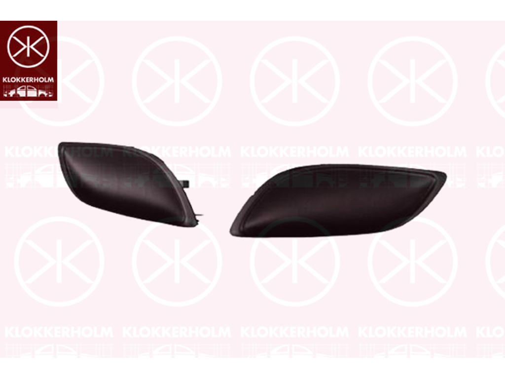 Grille de ventilation, pare-chocs, avant gauche, sans trou(s) pour lampes de brouillard