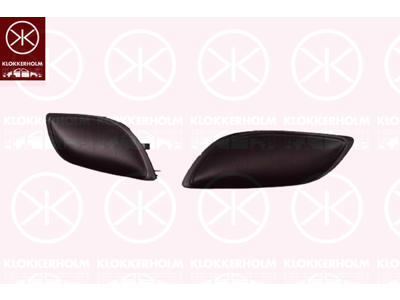 Ventilation Grille, bumper, Right Front, without hole(s) for fog lights