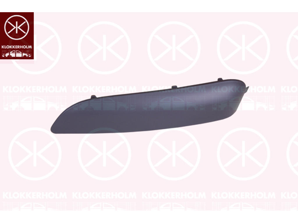 Trim/Protection Strip, bumper, w/primer, Right Front