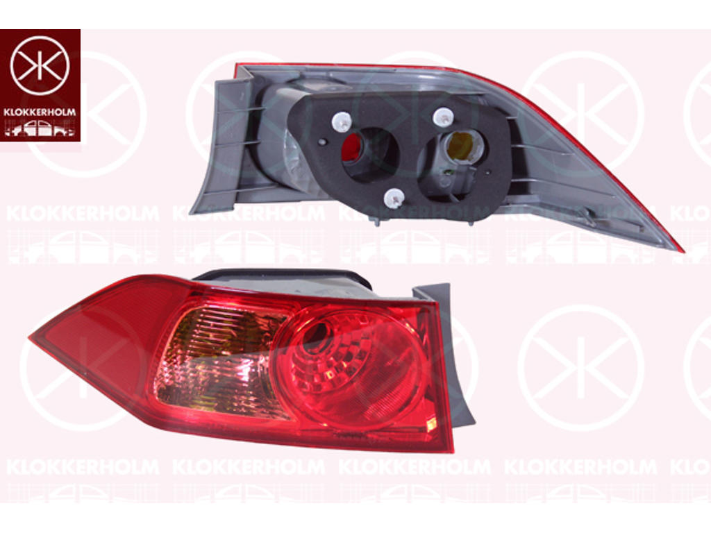 Задний фонарь, 4х дверн., справа, Модельный год от: 2006, без держателя лампы