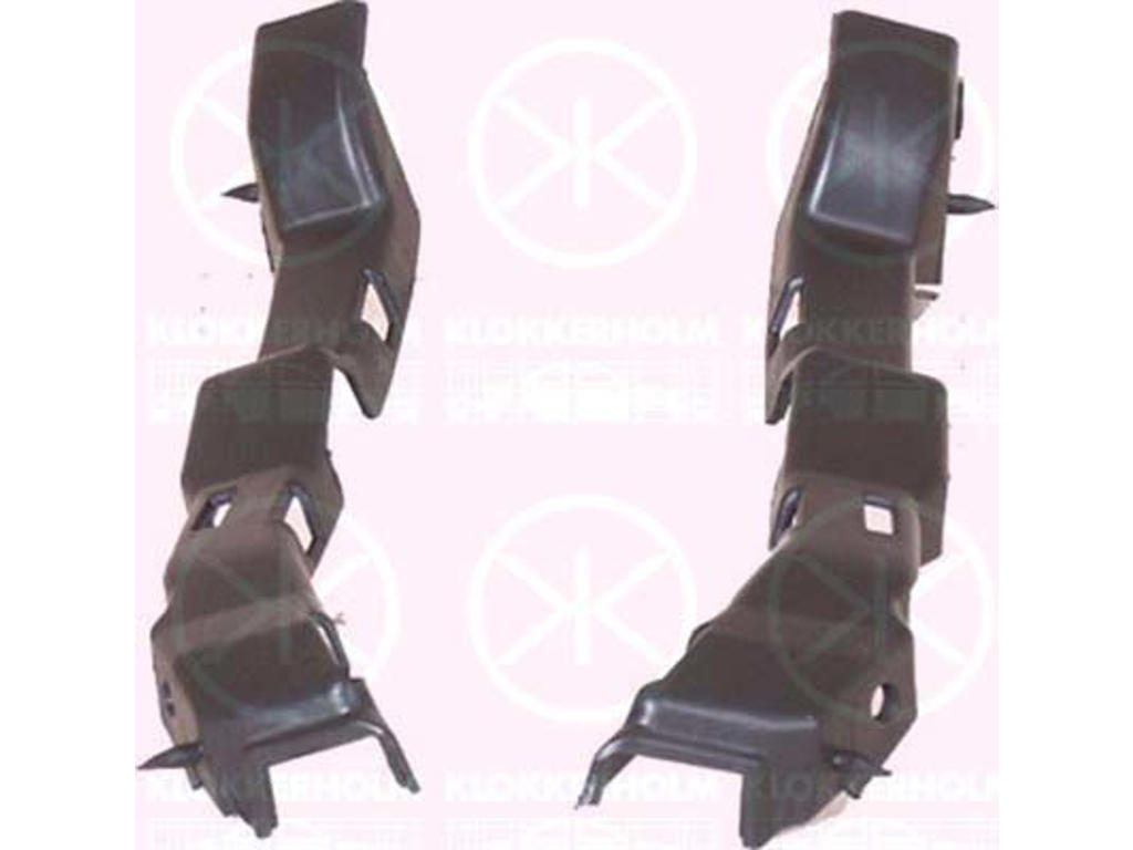 Uchwyt, zderzak, Zestaw, z tylu z lewej, z tylu po prawej