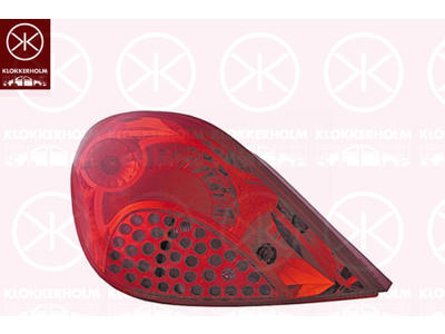 Tail Light Assembly, with bulb holder, Right, Visteon