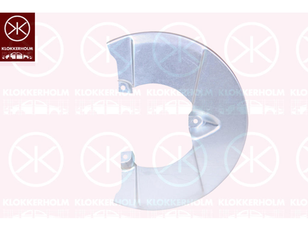 Splash Guard, brake disc, Front Axle, Diameter 1/Diameter 2 [mm]: 300/140, Zinc-coated