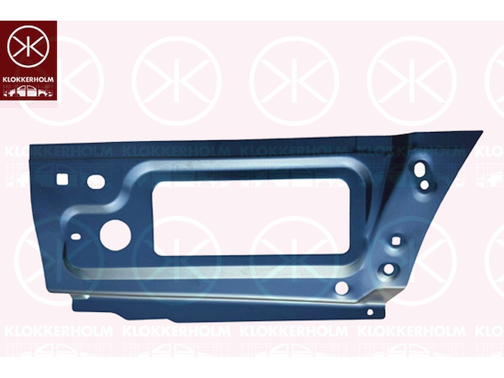 Sdovägg, sidplåt, till höger bak, underdel, komplett-del