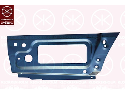 Sdovägg, sidplåt, till höger bak, underdel, komplett-del