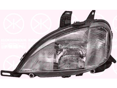 Headlight, H7/H1/H3, with motor for headlamp levelling, Hella, Right, Illuminance [lx]: 17.5